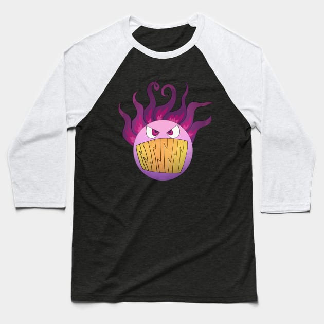 Ween Pink Fire Boognish Baseball T-Shirt by brooklynmpls